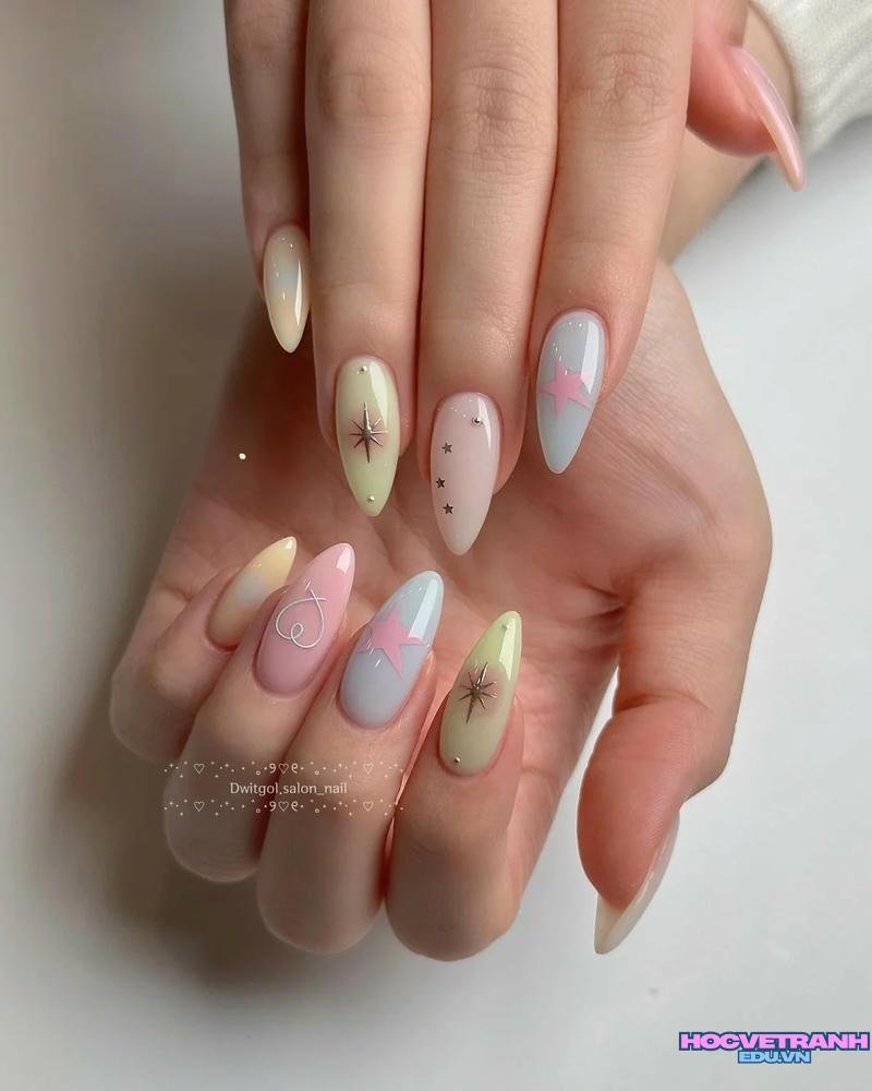 Tuyển tập bộ ảnh nail hàn quốc trend nhất