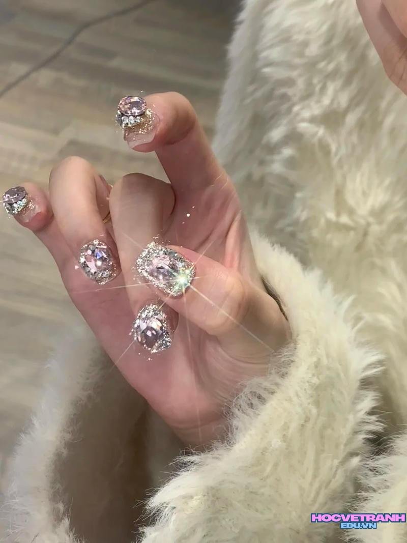 Tuyển tập bộ ảnh nail kim tuyến miễn phí