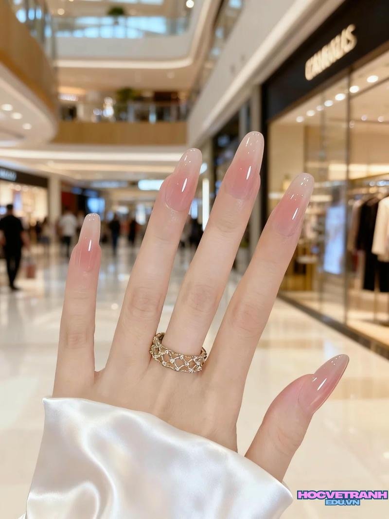 Tuyển tập bộ ảnh nail màu nude miễn phí