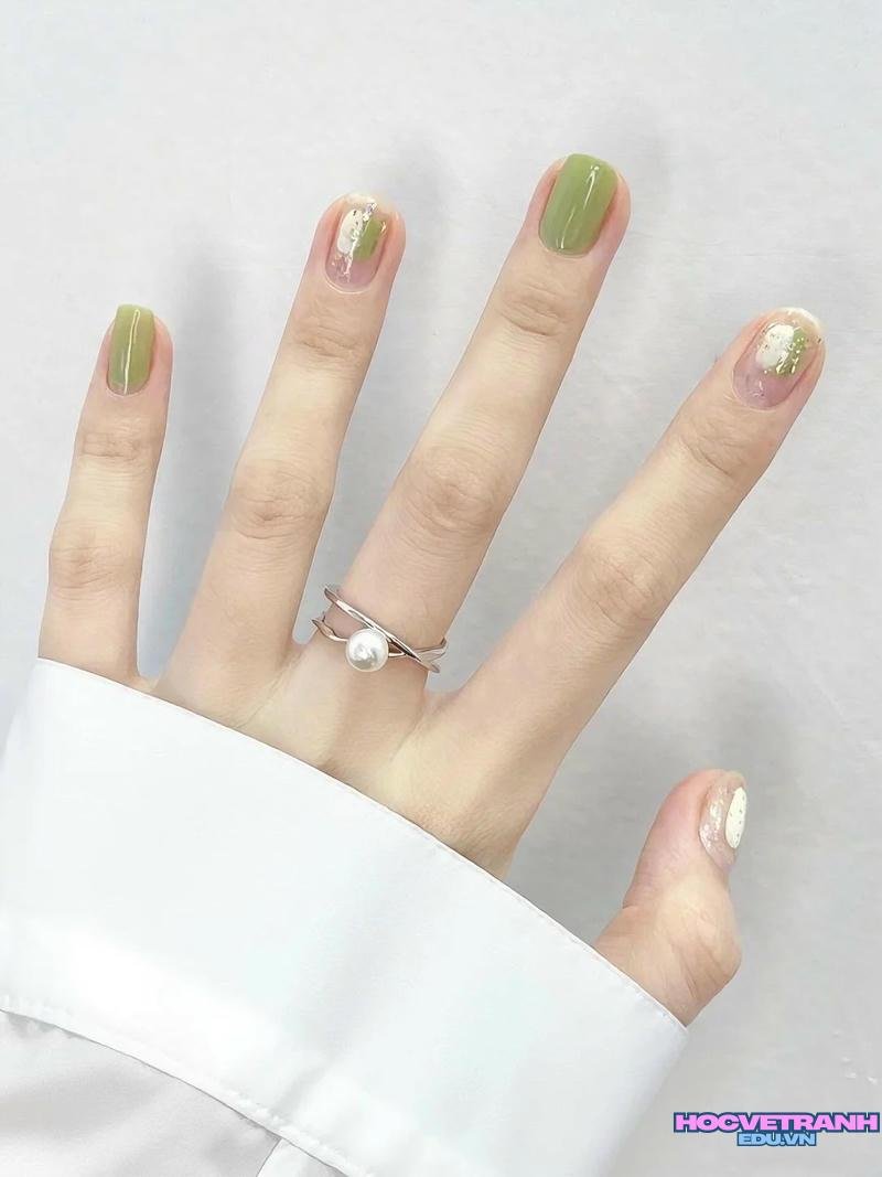 Tuyển tập bộ ảnh nail màu xanh bơ miễn phí