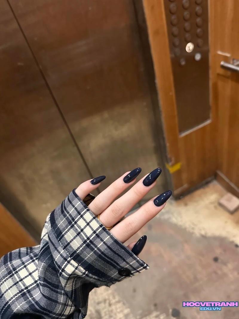 Tuyển tập bộ ảnh nail màu xanh coban miễn phí