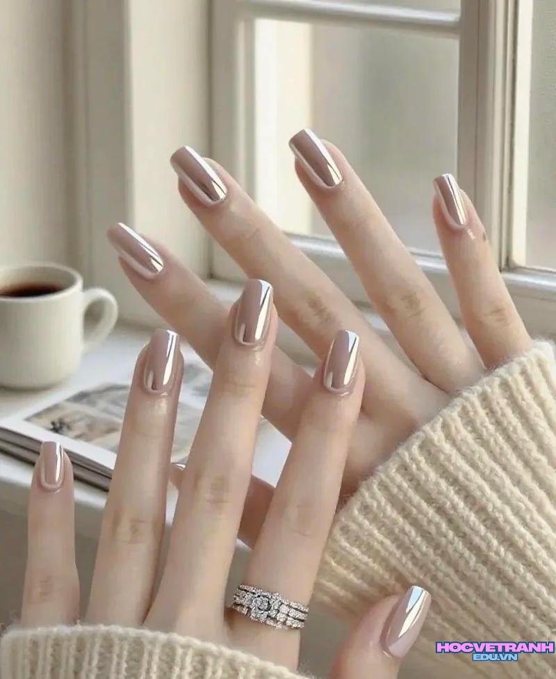 Tuyển tập bộ ảnh nail tráng gương trend nhất
