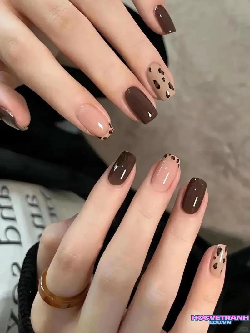 Xem ảnh nail 2 màu đẹp nhất