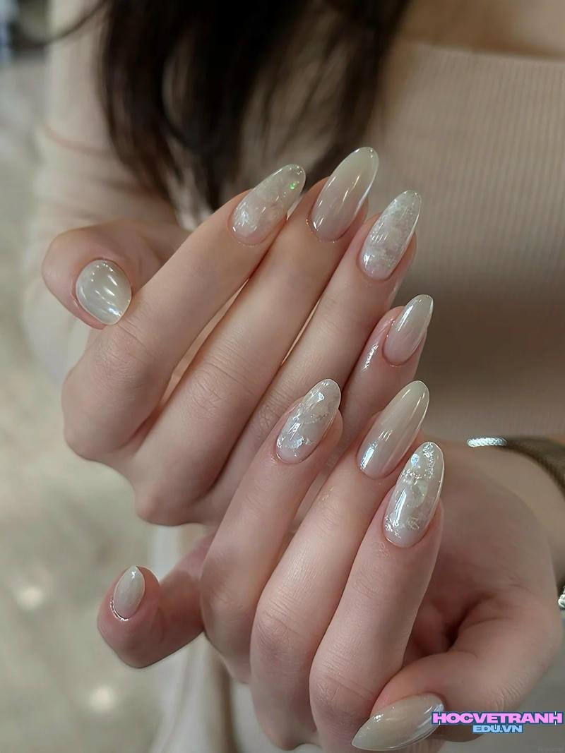 Xem ảnh nail ẩn xà cừ đẹp