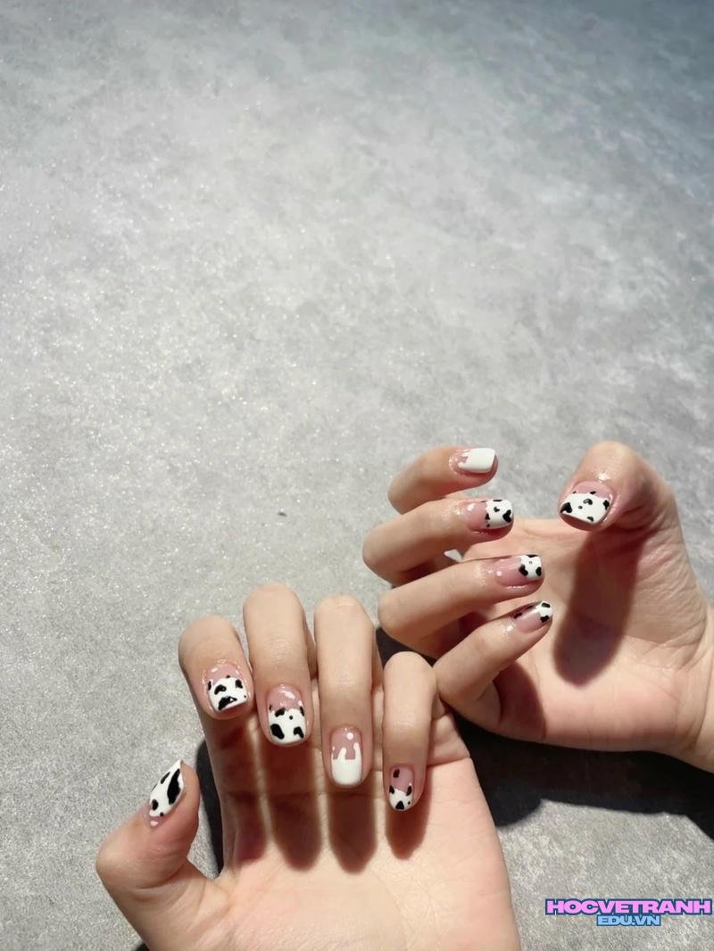 Xem ảnh nail bò sữa đẹp nhất