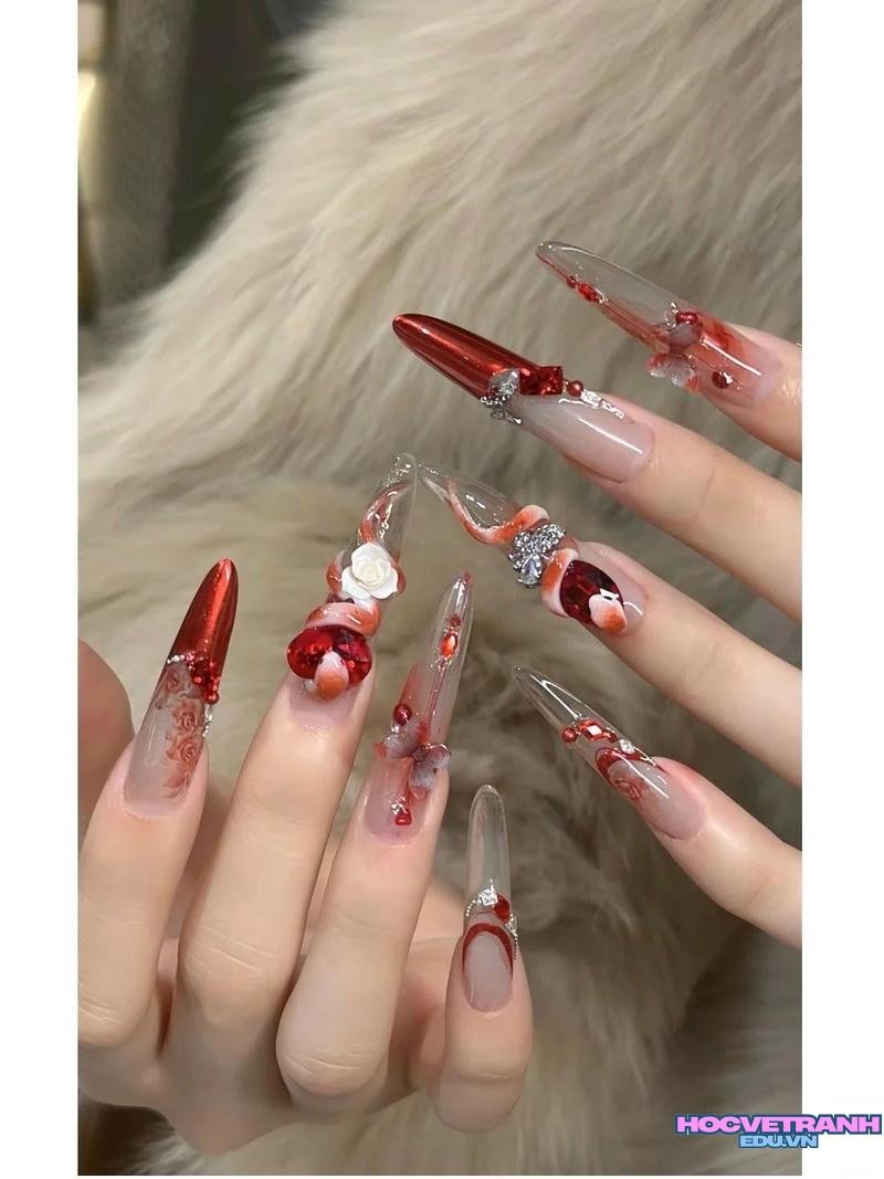 Xem ảnh nail con rắn đẹp nhất
