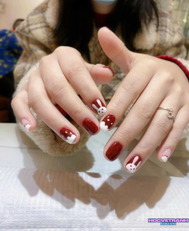 Xem ảnh nail con thỏ mới nhất