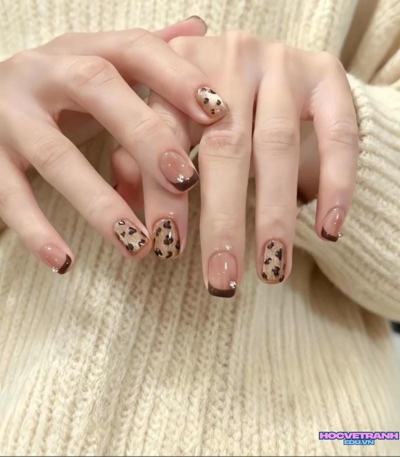 Xem ảnh nail da báo mới nhất