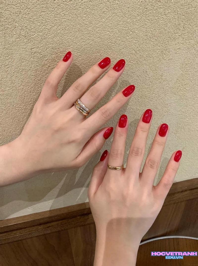 Xem ảnh nail đỏ đẹp đẹp