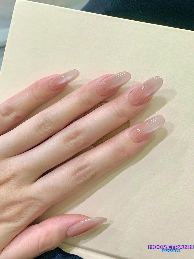 Xem ảnh nail màu nude đẹp