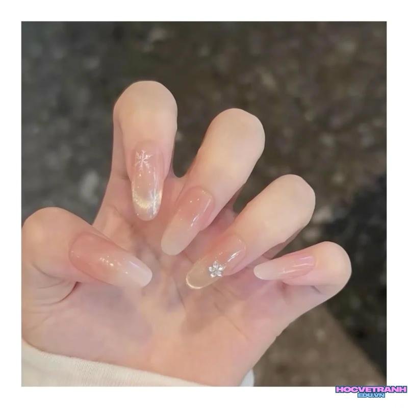 Xem ảnh nail màu nude mới nhất