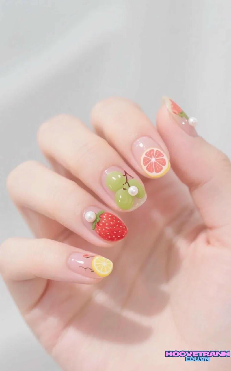 Xem ảnh nail trái cây đẹp nhất