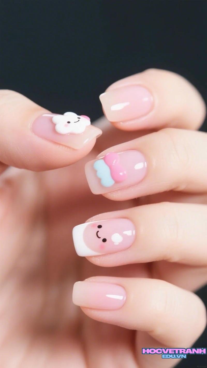 Xem ảnh nail vẽ cute đẹp