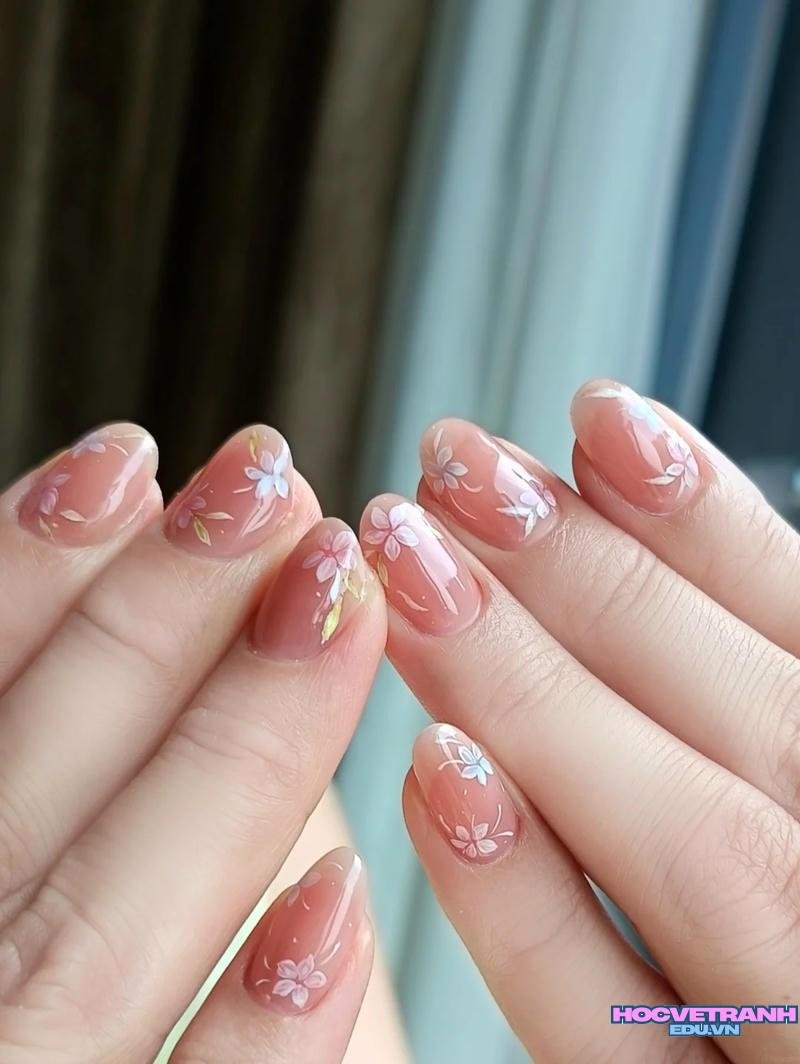 Xem ảnh nail vẽ hoa đẹp nhất
