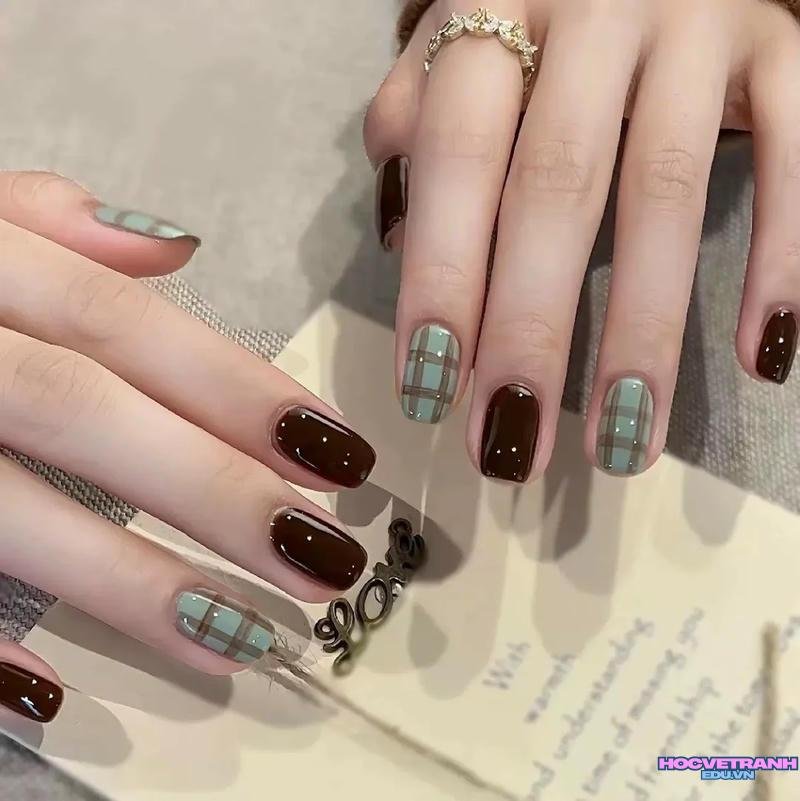 Xem bộ ảnh nail caro miễn phí