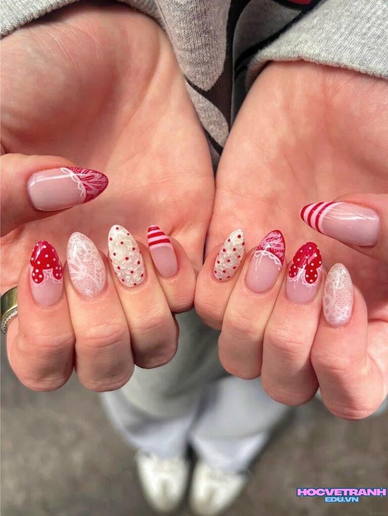 Album ảnh nail chuột mickey cực hot