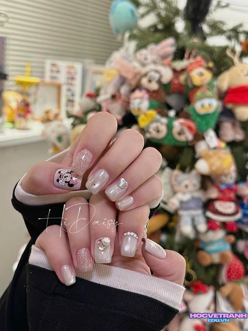 Album ảnh nail chuột mickey mới nhất