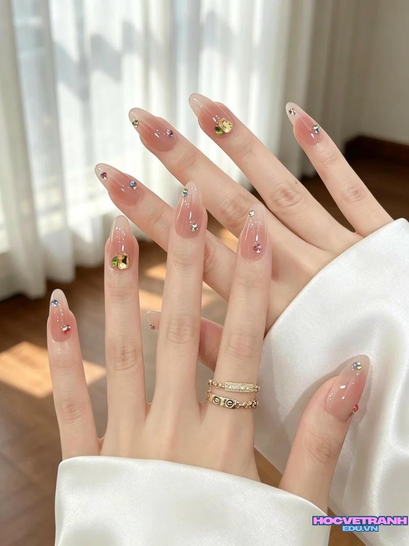 Album ảnh nail đơn giản nhẹ nhàng miễn phí