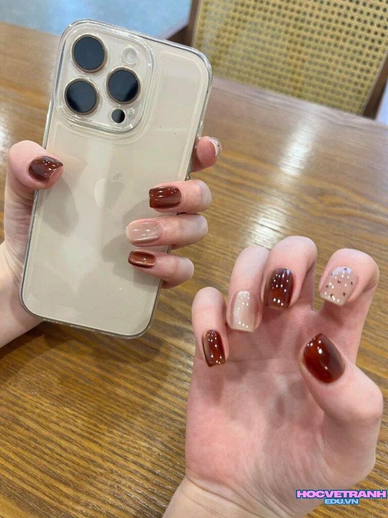 Album ảnh nail hợp mệnh thổ cực hot
