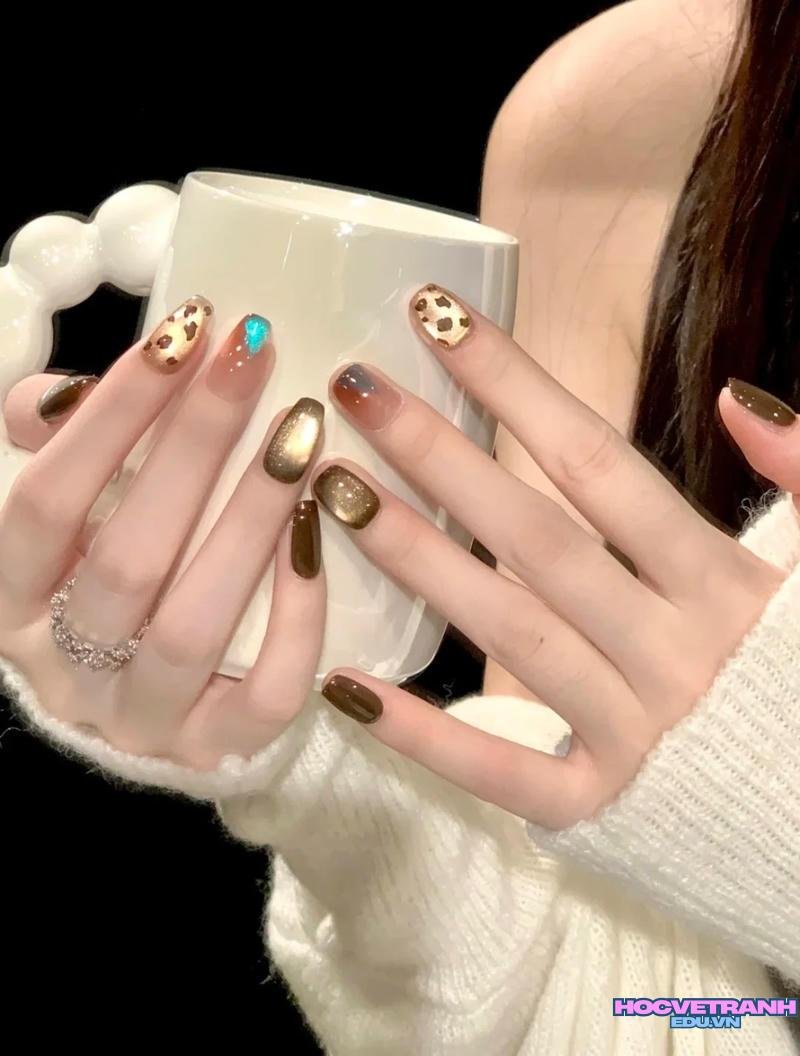 Album ảnh nail hợp mệnh thổ miễn phí