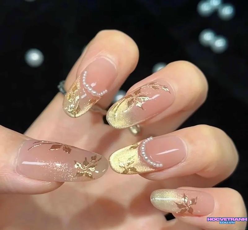 Album ảnh nail màu vàng cực hot