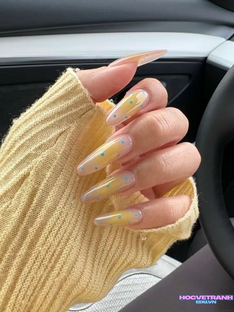 Album ảnh nail màu vàng thu hút nhất