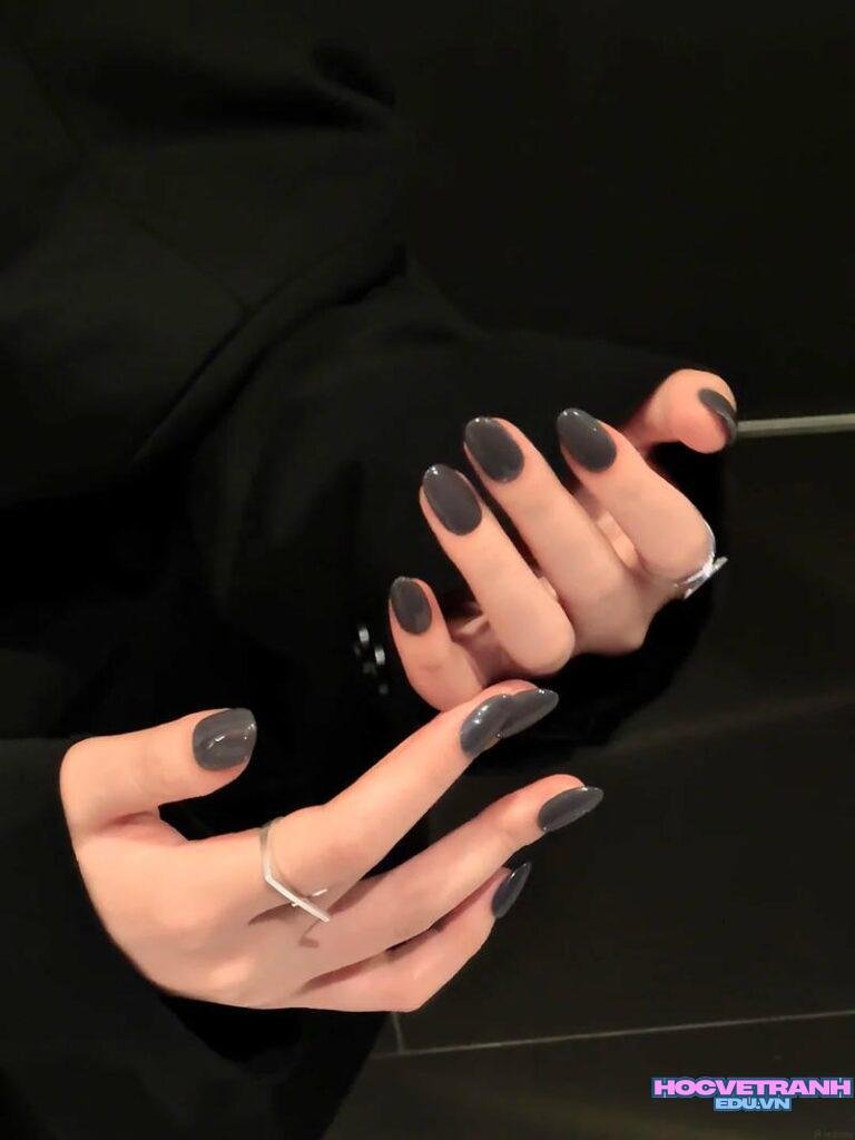 Album ảnh nail màu xám cực hot