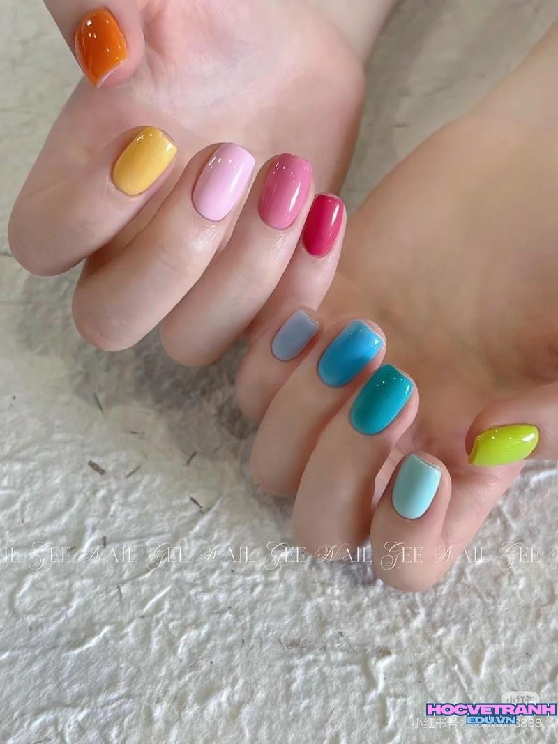 Album ảnh nail nhiều màu miễn phí