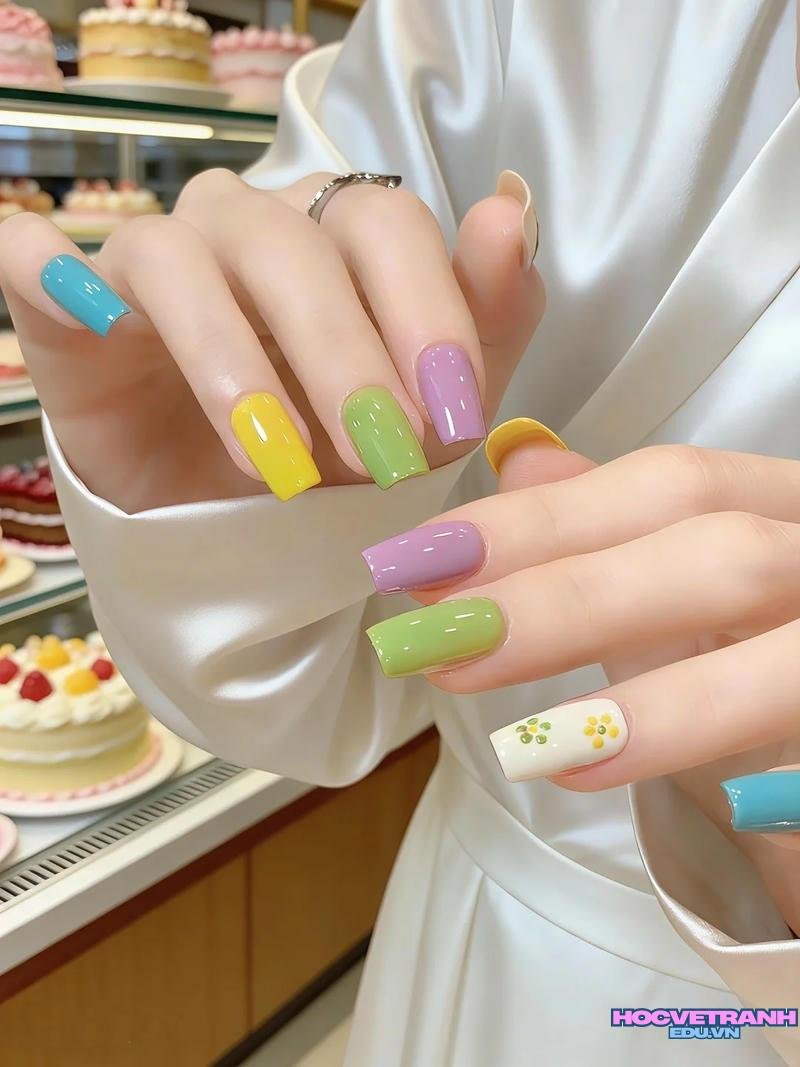 Album ảnh nail nhiều màu mới nhất