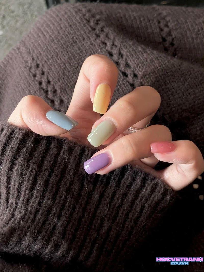 Album ảnh nail nhiều màu thu hút