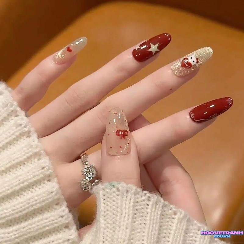 Album ảnh nail noel miễn phí