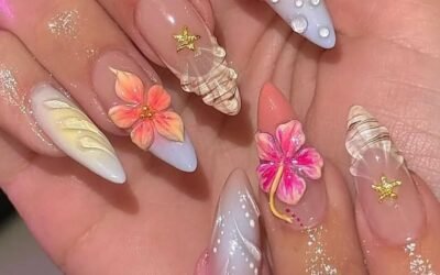 Album ảnh nail vỏ sò miễn phí
