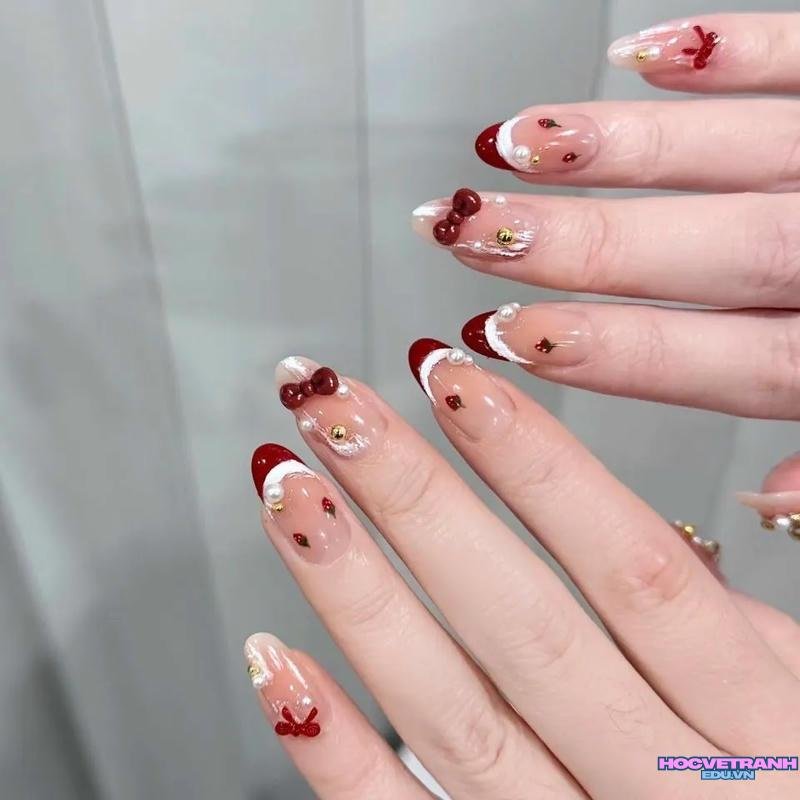 Ảnh ảnh nail noel cuốn hút
