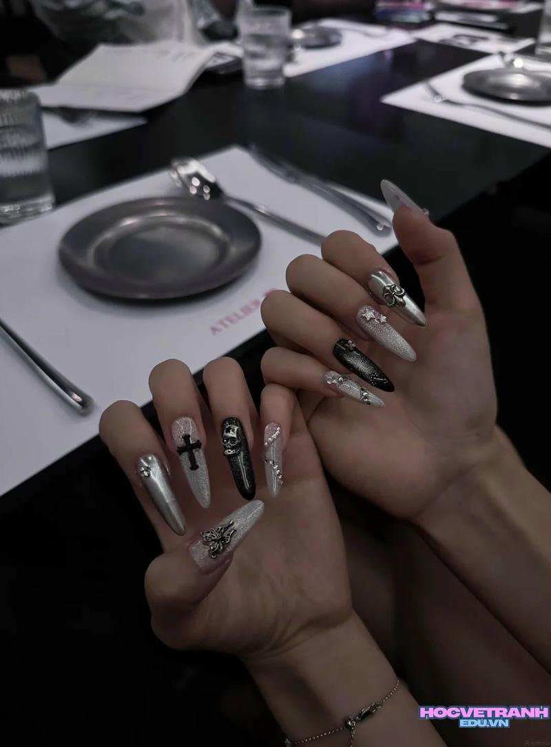 Bộ ảnh nail halloween mới chất lượng cao
