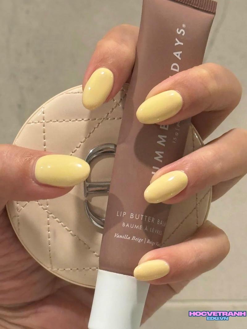 Bộ ảnh nail màu vàng mới chất lượng cao