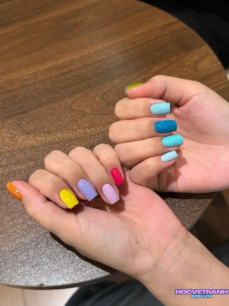 Bộ ảnh nail nhiều màu mới chất lượng cao
