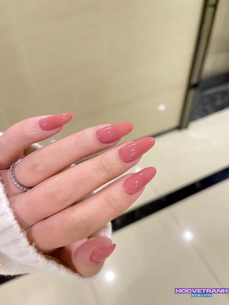 Bộ ảnh nail sơn trơn mới chất lượng cao