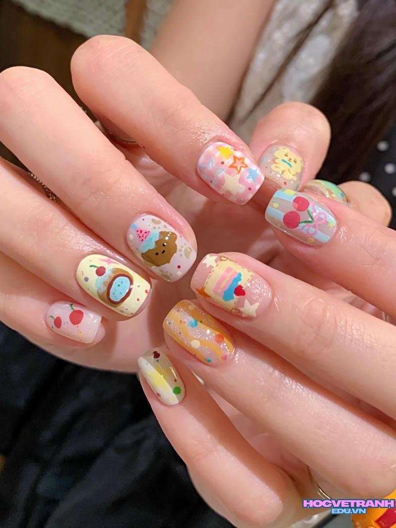 Bộ ảnh nail vẽ mới chất lượng cao