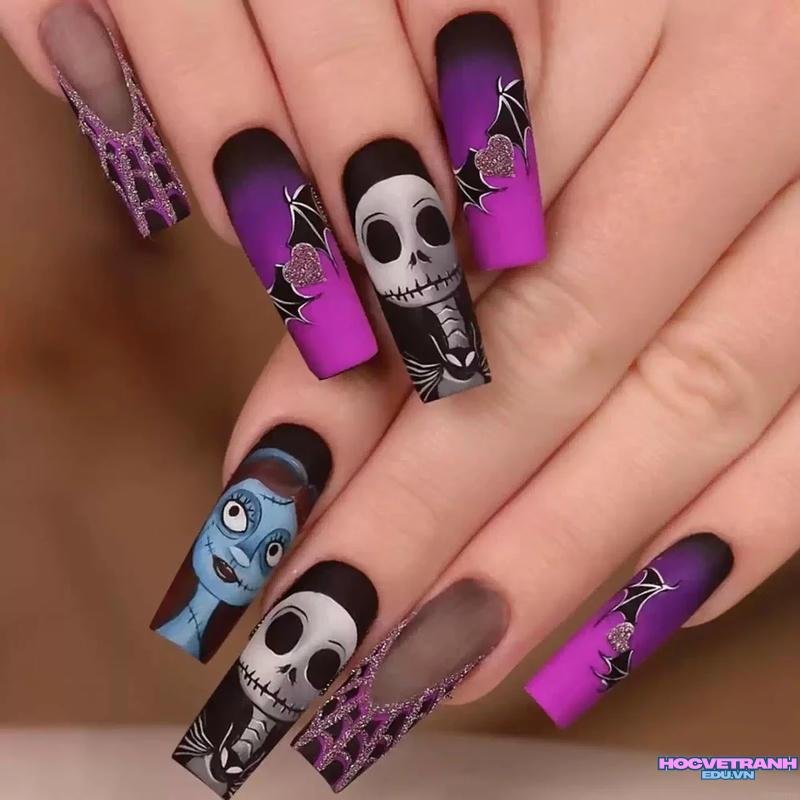 Bộ sưu tập ảnh nail halloween chất lượng nhất