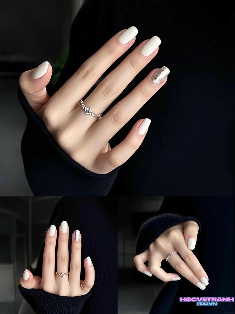 Bộ sưu tập ảnh nail hợp mệnh kim trend nhất