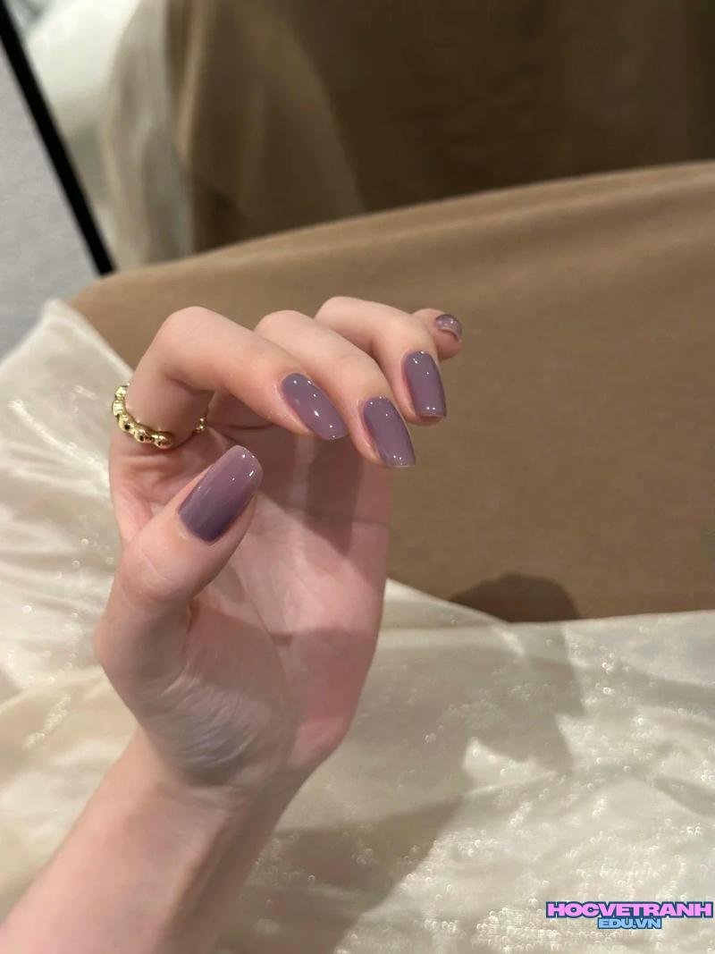 Bộ sưu tập ảnh nail màu tím trend nhất