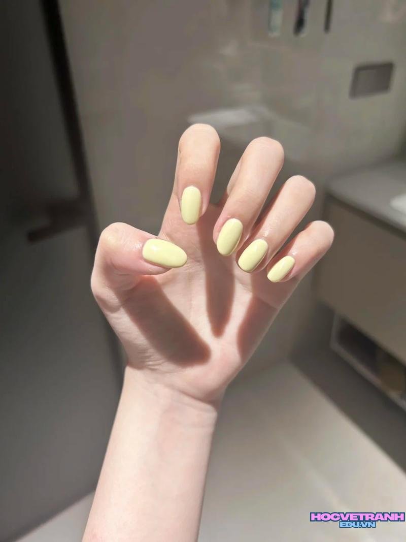 Bộ sưu tập ảnh nail màu vàng cực đẹp
