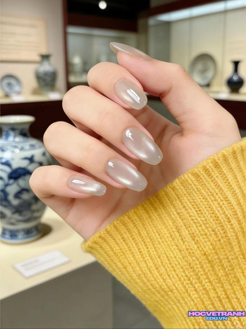 Bộ sưu tập ảnh nail màu xám trend nhất