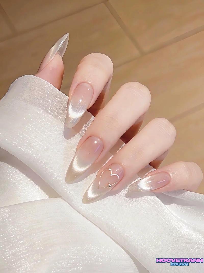 Bộ sưu tập ảnh nail móng nhọn tròn chất lượng cao