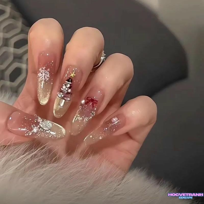 Bộ sưu tập ảnh nail noel chất lượng cao