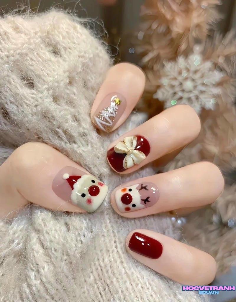 Bộ sưu tập ảnh nail noel trend nhất