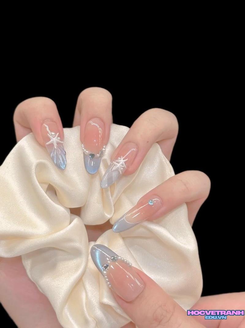 Bộ sưu tập ảnh nail vỏ sò chất lượng cao
