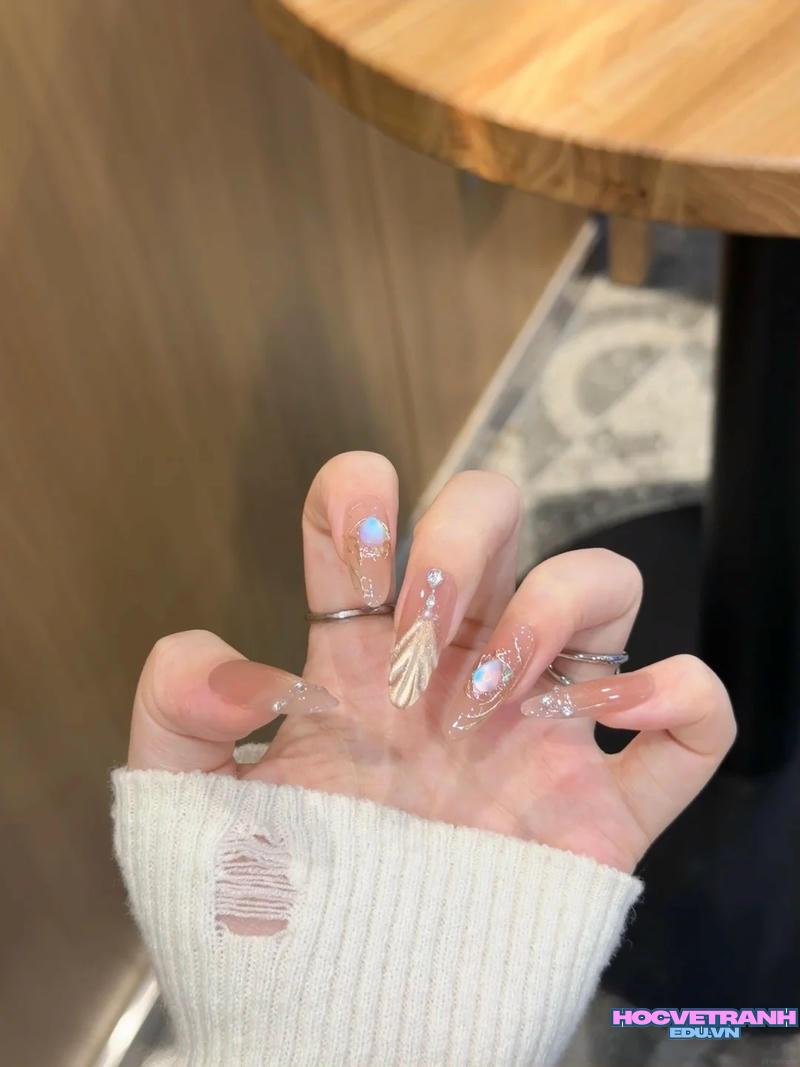 Bộ sưu tập ảnh nail vỏ sò trend nhất