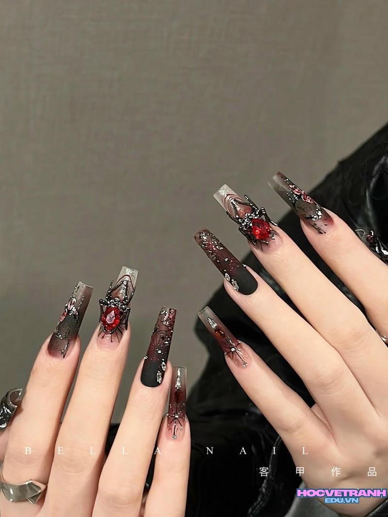 Khám phá ảnh nail halloween sắc nét
