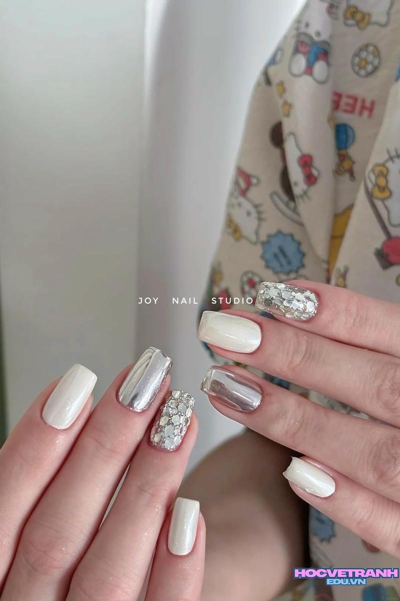 Khám phá ảnh nail hợp mệnh kim sắc nét